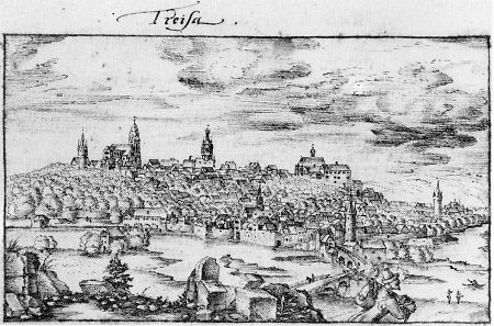 Ansicht von Treysa, 1591