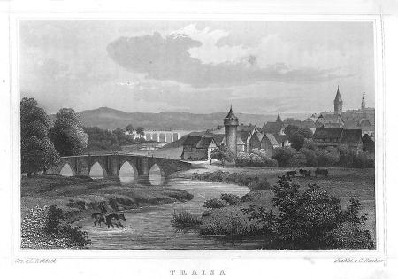 Ansicht von Treysa, 1850