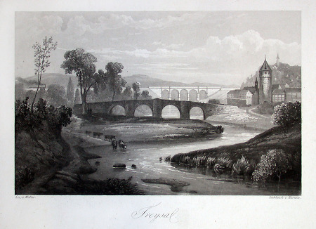 Ansicht von Treysa, um 1850