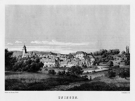 Ansicht von Usingen, 1864