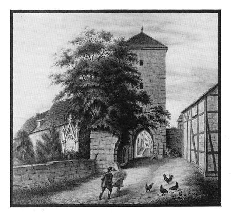 Ansicht des Netzer Tors in Waldeck, 1867
