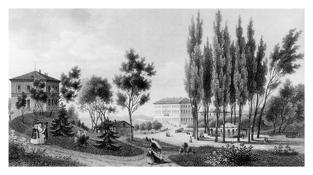 Ansicht von Bad Weilbach, 1855