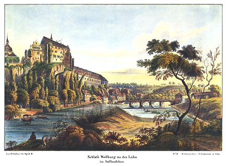 Ansicht von Weilburg, nach 1810