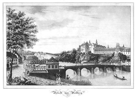 Ansicht von Weilburg, um 1830