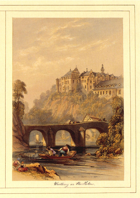 Ansicht von Weilburg, um 1845