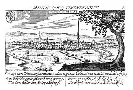 Ansicht von Wetter, 1628