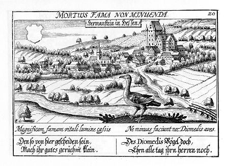 Ansicht von Hermannstein, 1631