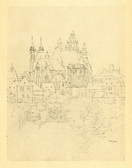 Ansicht des Doms zu Wetzlar (verkleinert), 1826/27