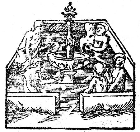 Ansicht eines(Thermal-) Brunnens, 1588