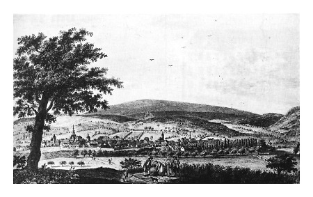 Ansicht von Wiesbaden gegen Mittag, 1797