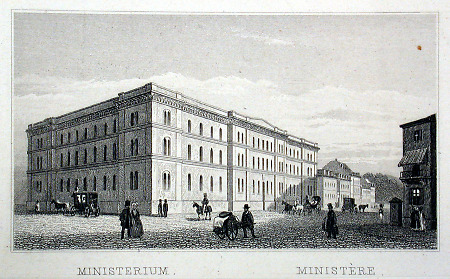 Ansicht des Ministerums, um 1840