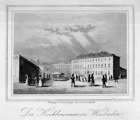 Ansicht des Kochbrunnens, 1841