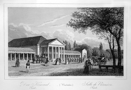 Ansicht des Wiesbadener Kursaals, 1844
