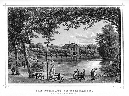Ansicht des Kurhauses, 1862