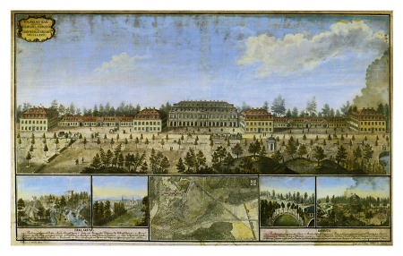 Gesamtansicht des Wilhelmsbades, 1780