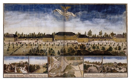 Ansichten von Wilhelmsbad, 1780