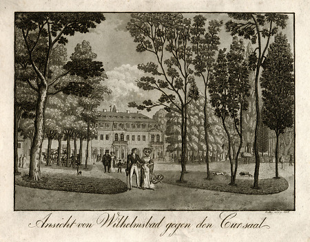 Ansicht des Kursaals Wilhelmsbad, 1826