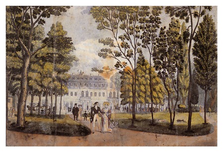 Ansicht des Arkadenbaus, 1826