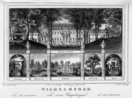 Ansichten von Wilhelmsbad und Umgebungen, 1850