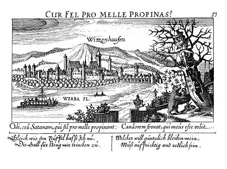 Ansicht von Witzenhausen, 1624