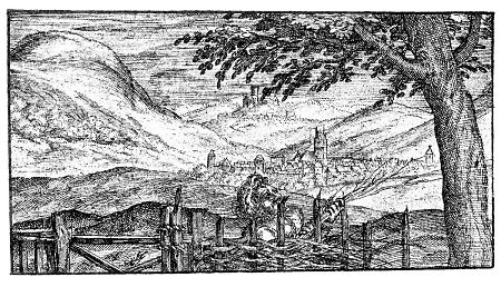 Ansicht von Zierenberg, 1591