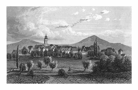 Ansicht von Zierenberg, 1850