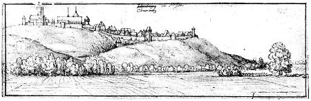 Ansicht von Amöneburg, um 1628