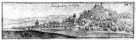 Ansicht von Rauschenberg, um 1628