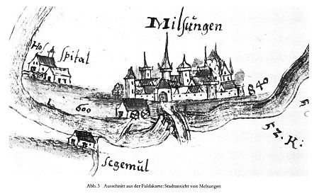 Ansicht von Melsungen, 1592/93