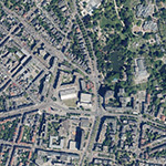 Die Lage von Bockenheimer Warte im Orthofoto