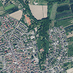 Die Lage von Obermühle im Orthofoto