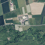 Die Lage von Charlottenhof im Orthofoto