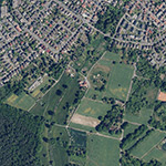 Die Lage von Obermühle im Orthofoto