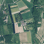 Die Lage von Lindenthaler Hof im Orthofoto