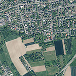 Die Lage von Bierstadter Warte im Orthofoto