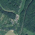Die Lage von Hockenberger Mühle im Orthofoto