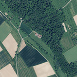 Die Lage von Obermühle im Orthofoto