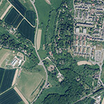 Die Lage von Auringer Mühle im Orthofoto