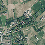 Die Lage von Donnermühle im Orthofoto