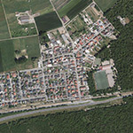 Die Lage von Riedrode im Orthofoto