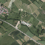 Die Lage von Mühlenhof im Orthofoto