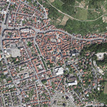 Die Lage von Heppenheim (Bergstraße), Kreisstadt im Orthofoto