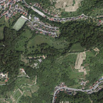 Die Lage von Schlossberg im Orthofoto