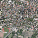 Die Lage von Mannheimer Weg im Orthofoto