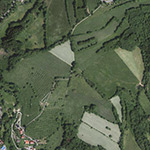 Die Lage von Jägerhütte im Orthofoto