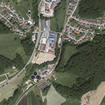 Die Lage von Brehms-Mühle im Orthofoto