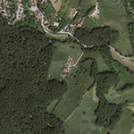 Die Lage von Taschengrube im Orthofoto