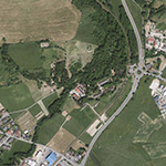 Die Lage von Weschnitz Mühle im Orthofoto