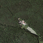 Die Lage von Hoher Darsberg im Orthofoto