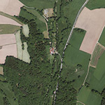 Die Lage von Heckenmühle im Orthofoto